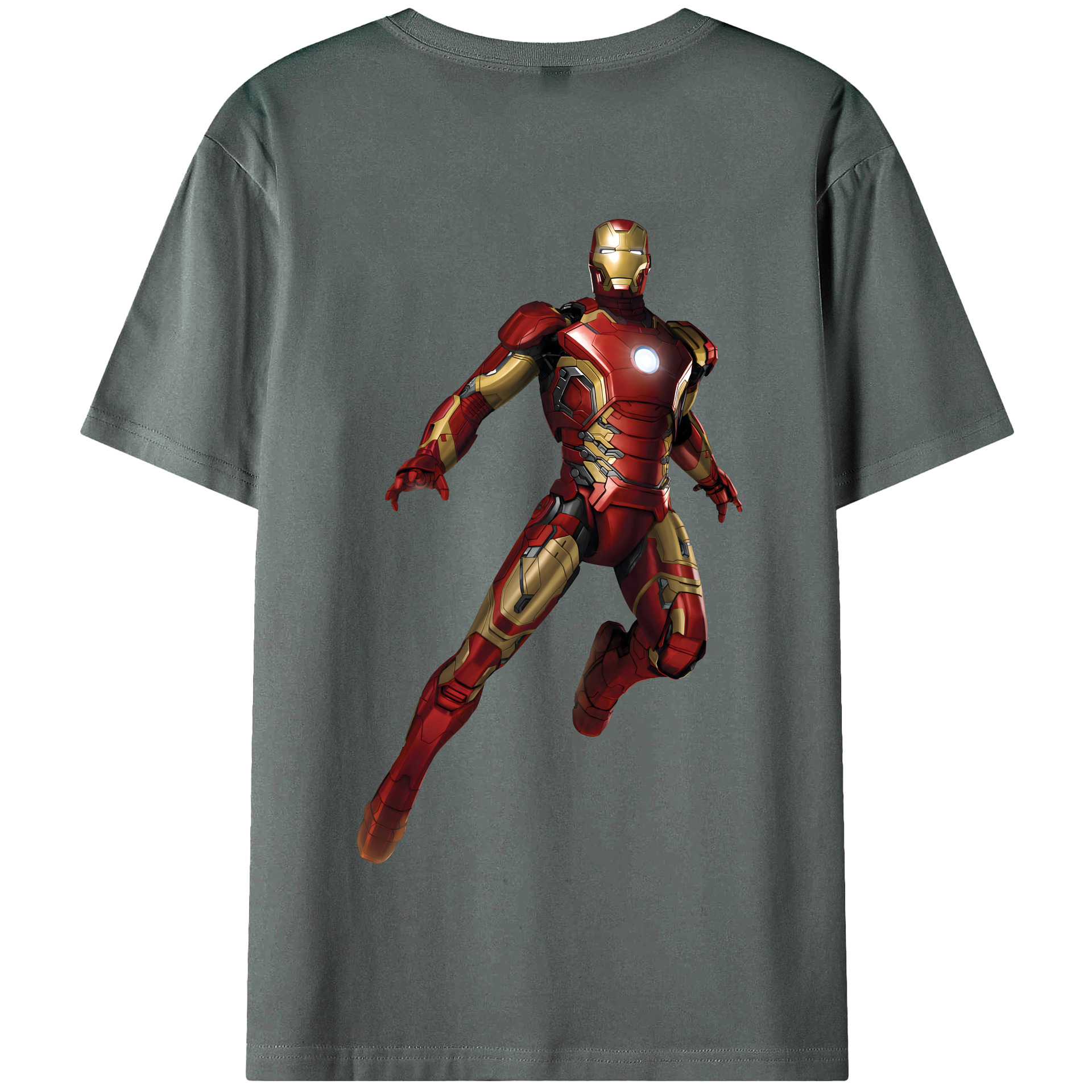 （画像用） アベンジャーズ The Avengers 綿100％半袖Tシャツ（背面プリント）